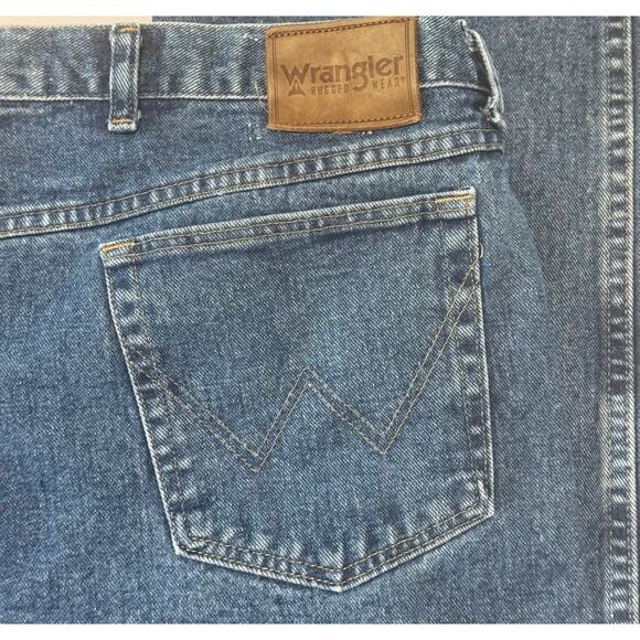 WRANGLER Rugged Wear Relaxed Fit Work Jeans Men's Size 46x32 Style #35001AI - Picture 7 of 9